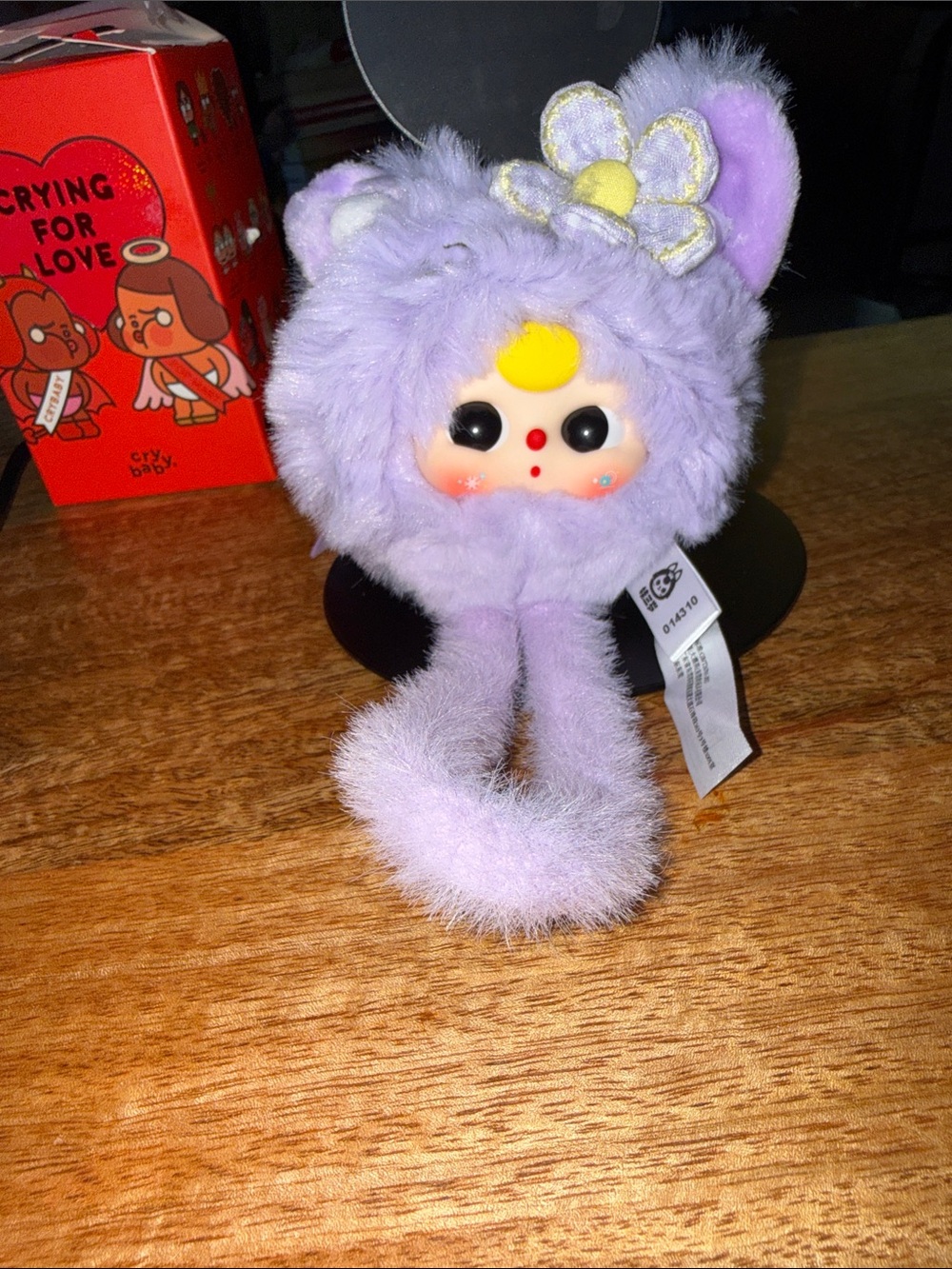 Baby Three Wrist Phone Strap - Purple